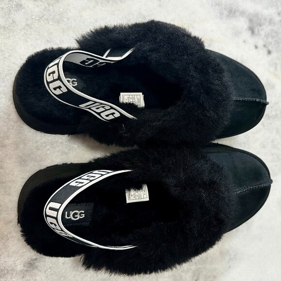 UGG Disquette Women's Slipper, Size 10 - Black - Picture 4 of 8